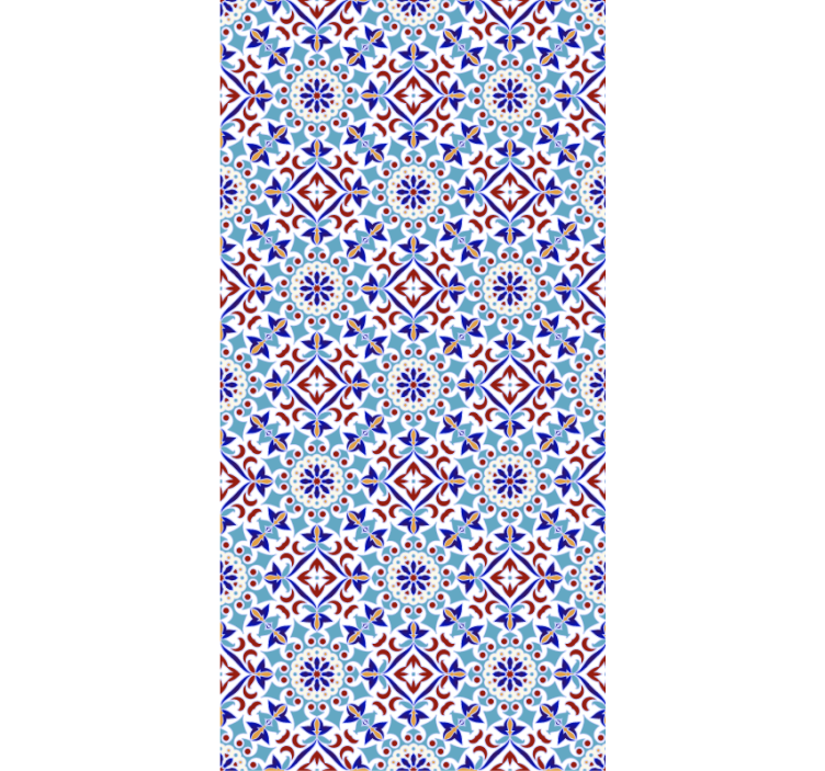 Tile wallpaper with ceramic pattern - TenStickers