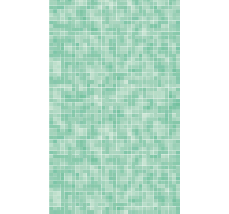 Tile wallpaper mint mosaic design - TenStickers