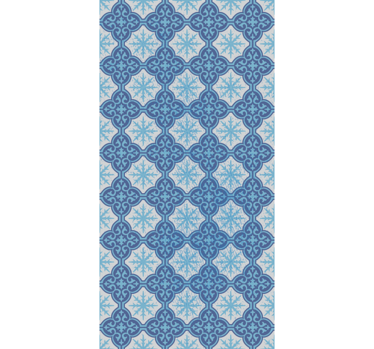 Tile wallpaper snowflake emblem - TenStickers
