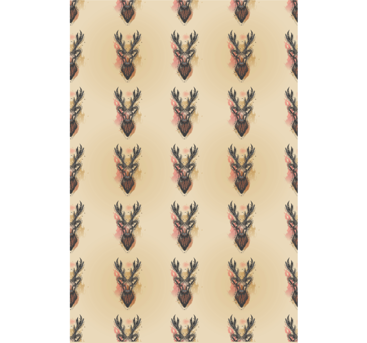Kids wallpaper roe deer design - TenStickers