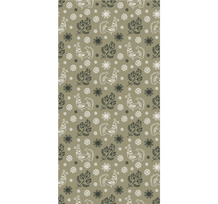 Kids wallpaper charming bird designs - TenStickers