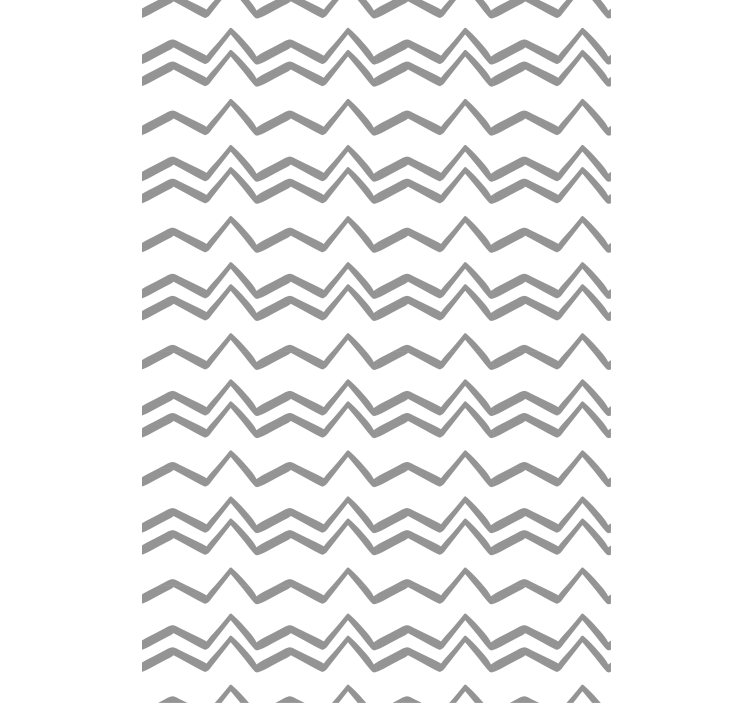 Scandinavian wallpaper irregular grey zigzag pattern - TenStickers