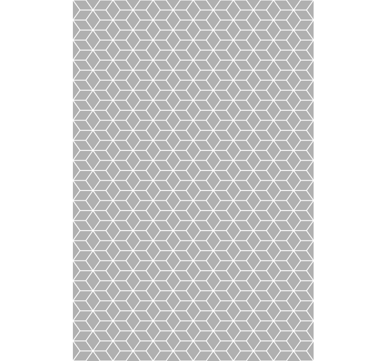 Texture pattern wallpaper hexagonal grey design - TenStickers