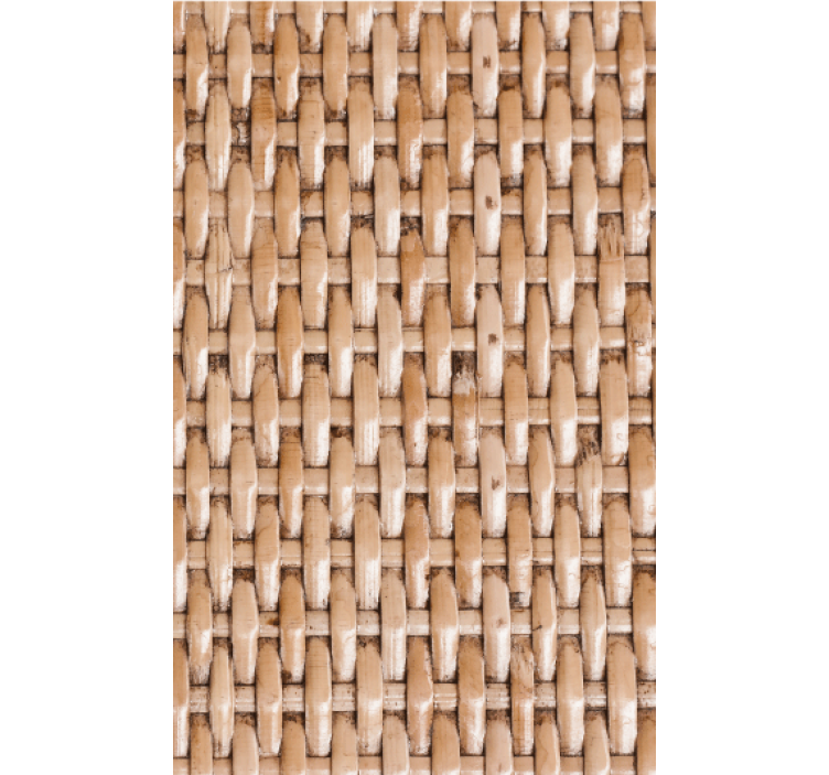 Living room wallpaper classic natural fiber look - TenStickers