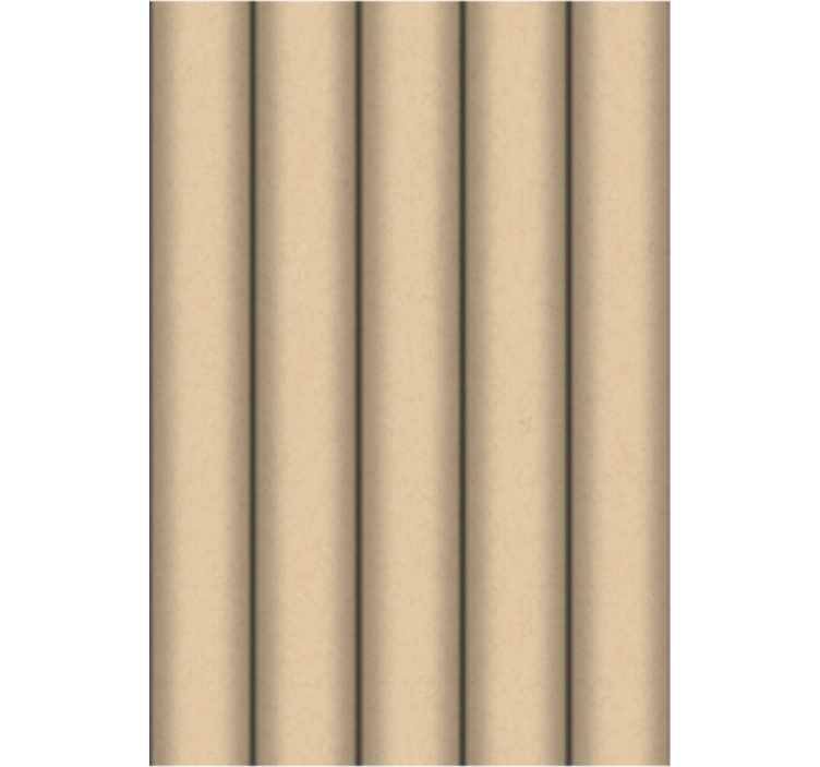 Living room wallpaper brown tube minimalist design - TenStickers