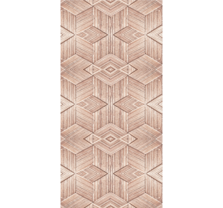 Living room wallpaper light wood texture design - TenStickers