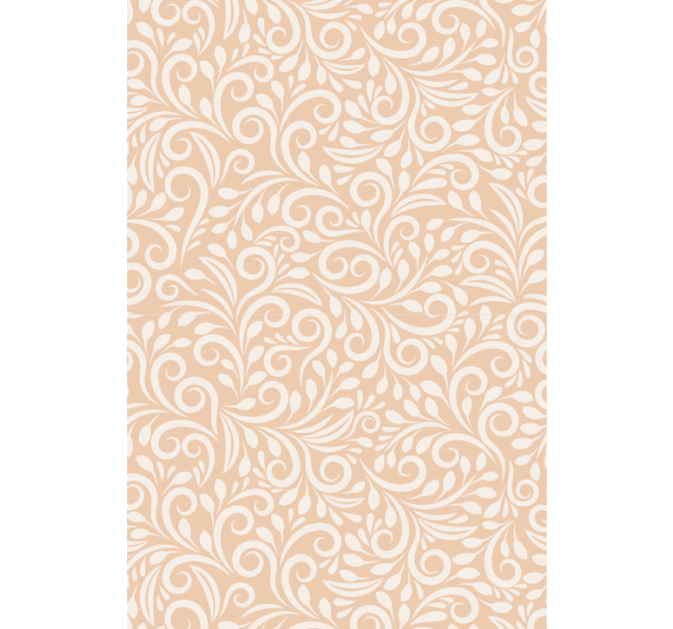 Living room wallpaper elegant botanical design - TenStickers