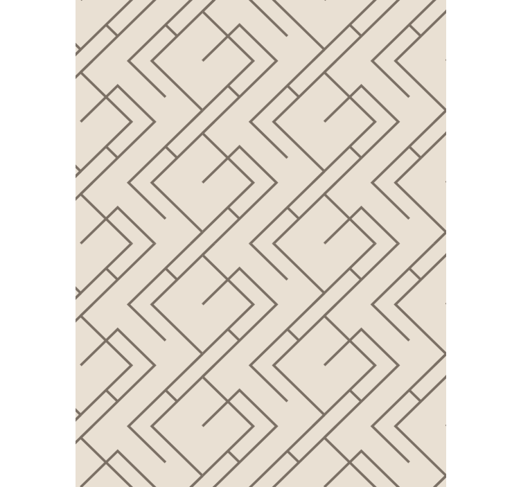 Geometric wallpaper stylish linear design - TenStickers