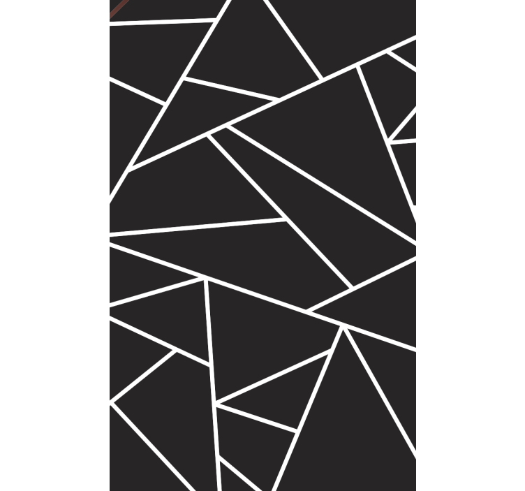 Geometric wallpaper abstract angular design - TenStickers