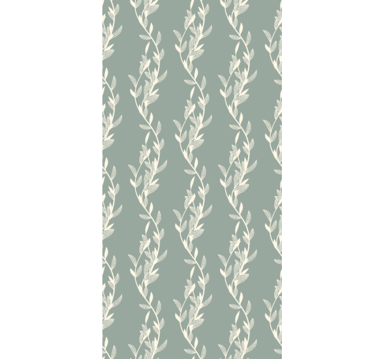 Tree wallpaper with provencal style small leaves - TenStickers