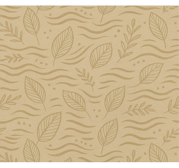 Soothing beige office wallpaper - TenStickers