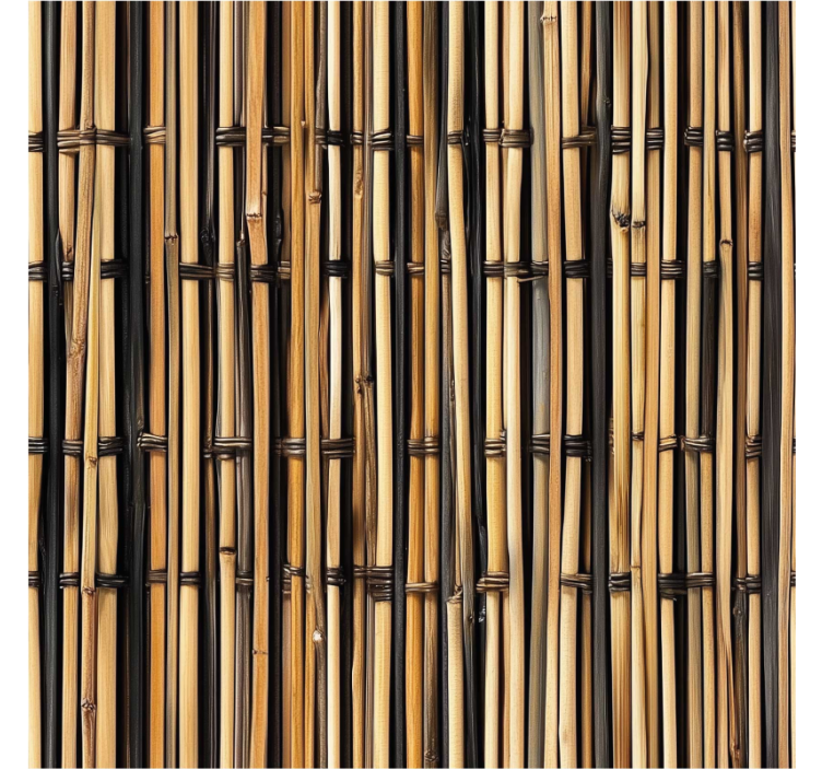 Kitchen wallpaper with wood texture design - TenStickers