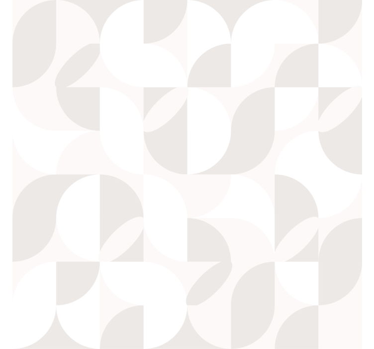 Modern wallpaper in retro white shades - TenStickers