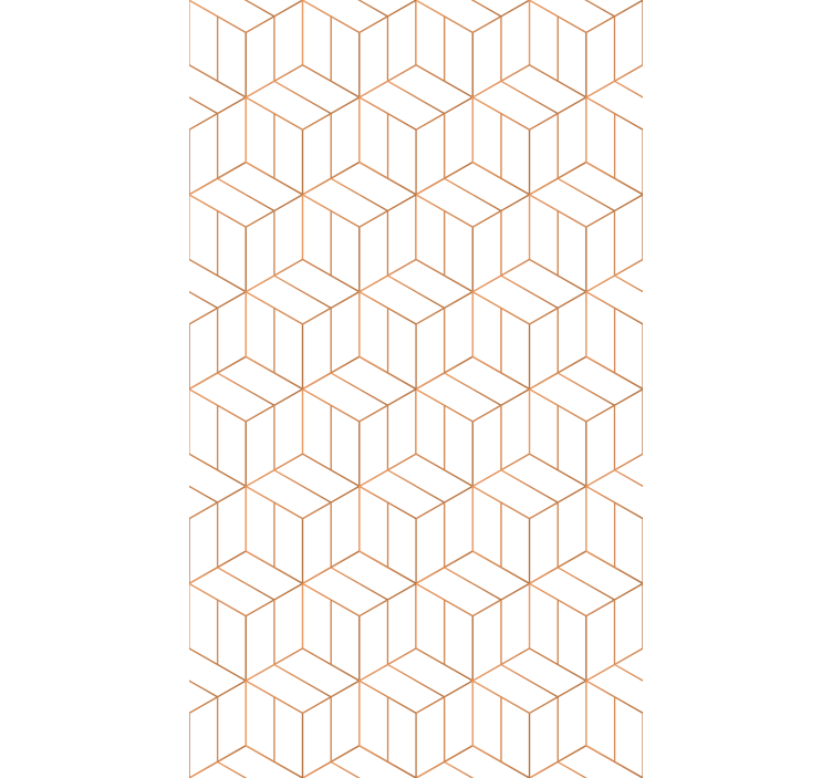 Modern wallpaper in unique octagon design - TenStickers