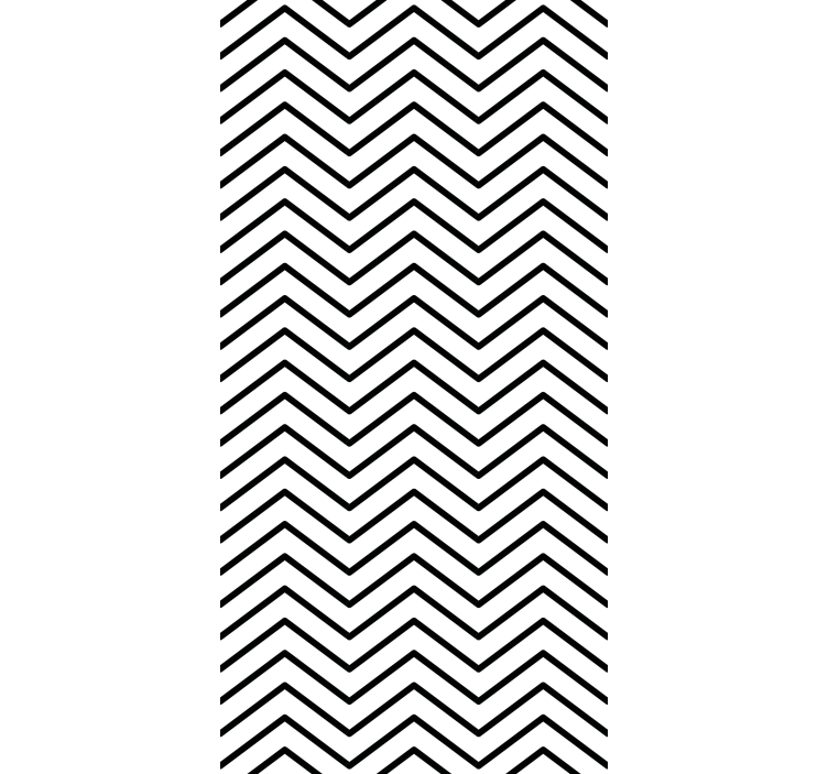 Modern wallpaper chevron patterned design - TenStickers