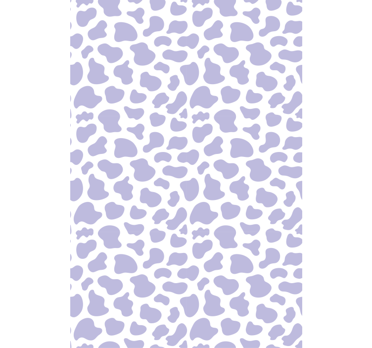 Modern wallpaper purple cow pattern - TenStickers
