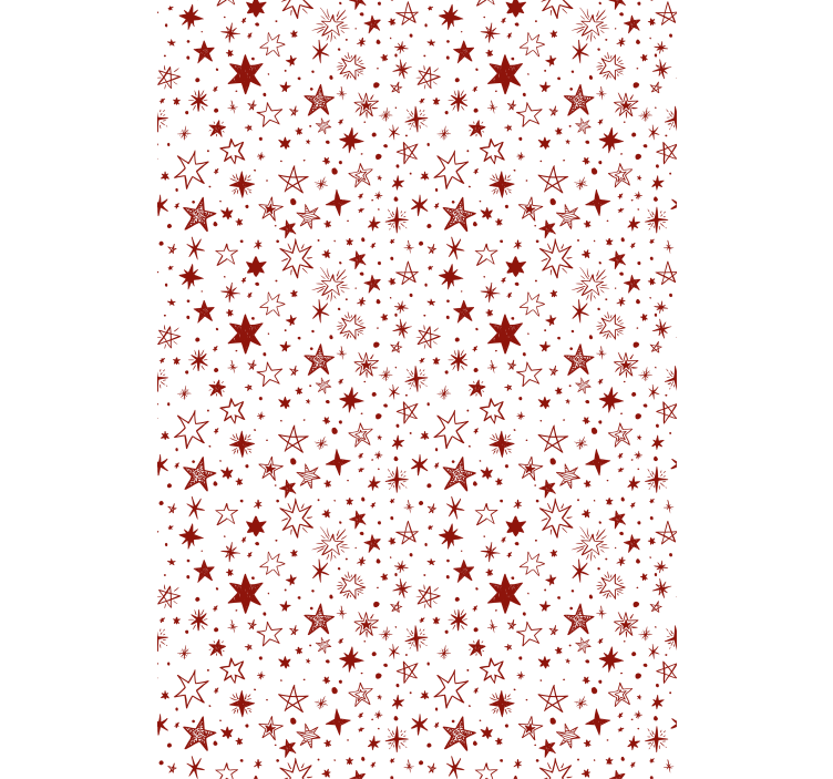 Modern wallpaper red watercolor star - TenStickers