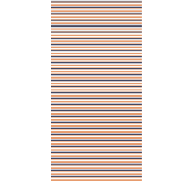 Modern wallpaper horizontal retro pastel stripes - TenStickers
