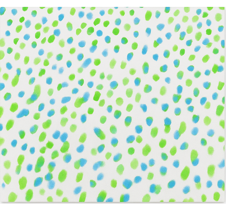 Teenager wallpaper blue and green dots design - TenStickers