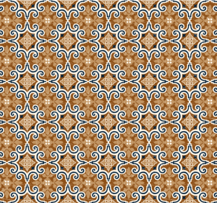 Kitchen wallpaper cement-style tiles - TenStickers