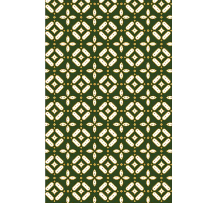 Kitchen wallpaper with geometric patterns - TenStickers