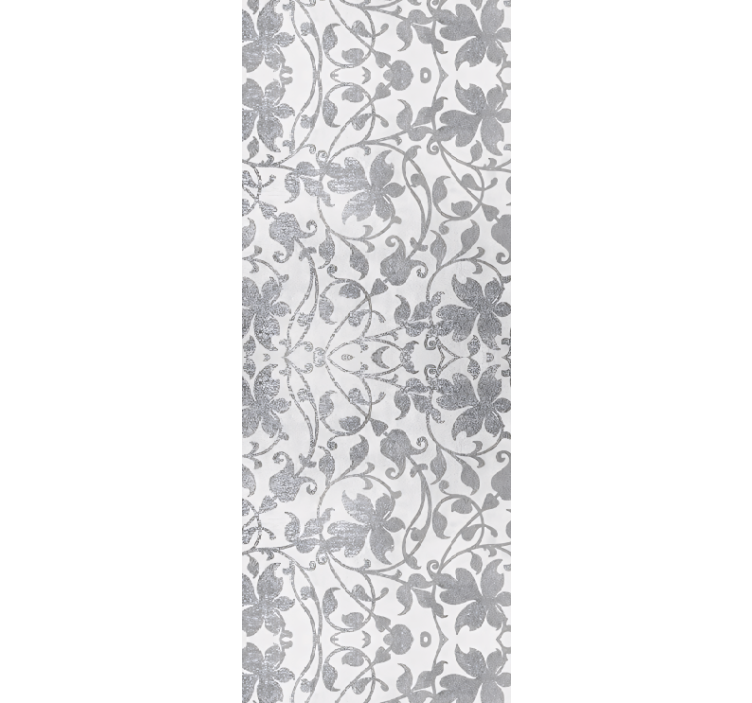 Cement damask kitchen wallpaper - TenStickers