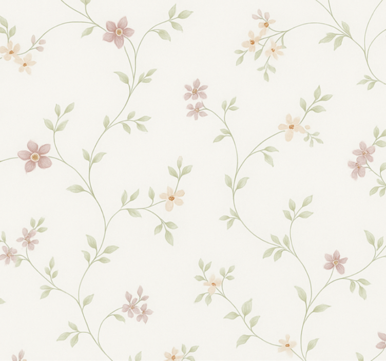 Master bedroom wallpaper classic meadow trail - TenStickers