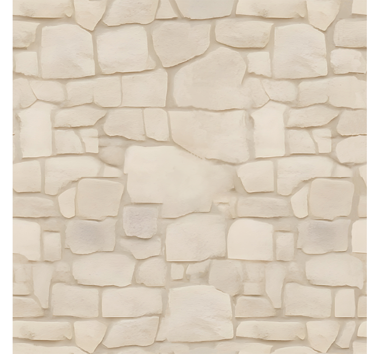 Living room wallpaper natural stone design - TenStickers