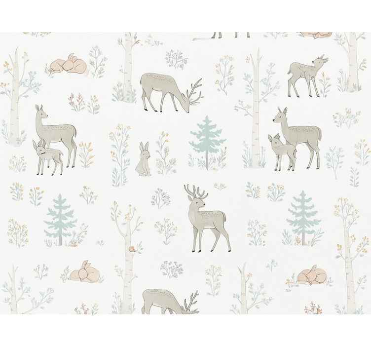 Master bedroom wallpaper kids floral design - TenStickers