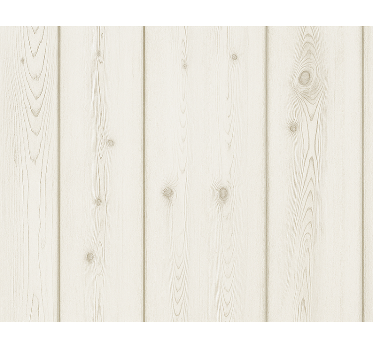Living room wallpaper whitewashed wood finish - TenStickers