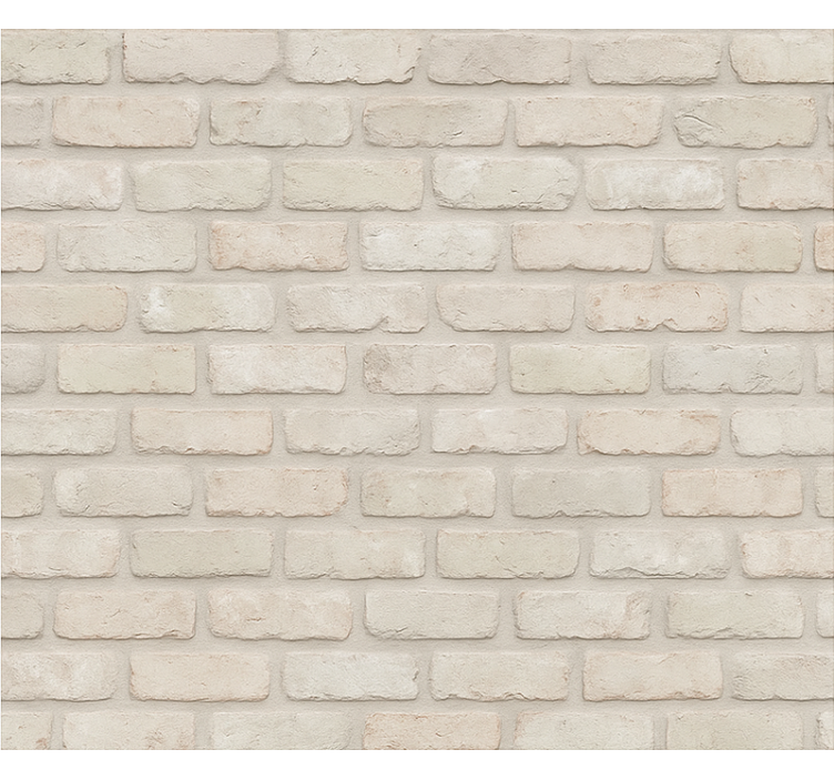 Living room wallpaper old bright bricks - TenStickers