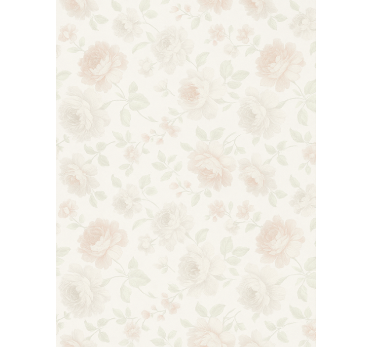 Master bedroom wallpaper grey vintage design - TenStickers