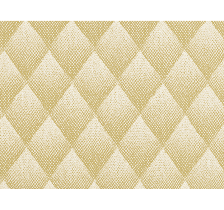 Living room wallpaper abstract gold triangle - TenStickers