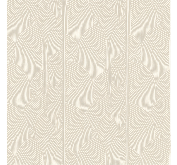 Living room wallpaper soft arch geometric design - TenStickers