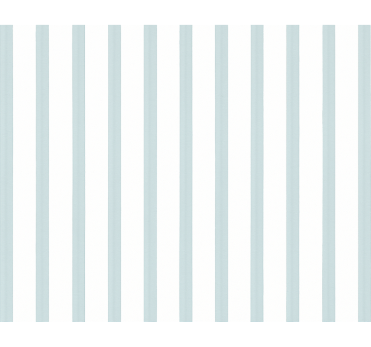 Kids wallpaper baby big blue stripes with white - TenStickers