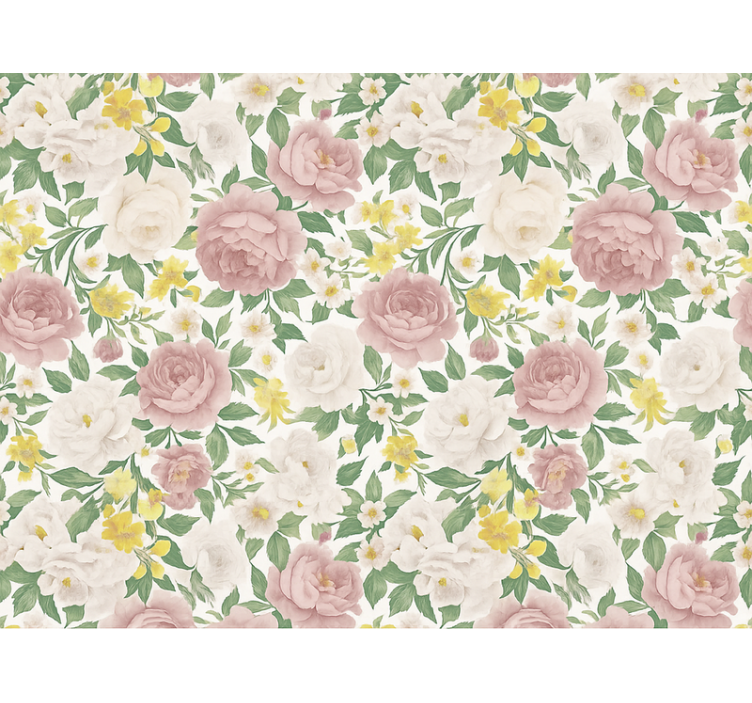 Master bedroom wallpaper smoky mysterious botanical design - TenStickers