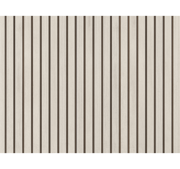 Living room wallpaper light grey wood design - TenStickers