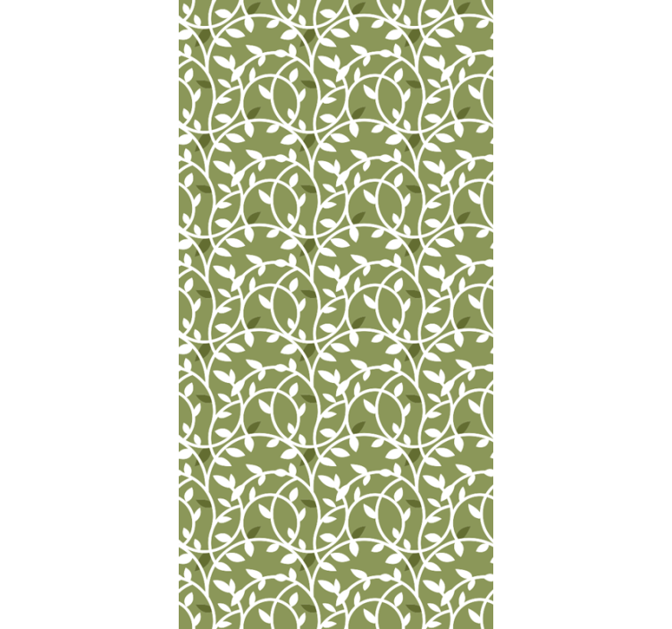 Master bedroom wallpaper vine pattern simplicity - TenStickers
