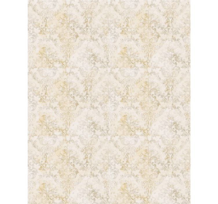 Master bedroom wallpaper with vintage damask pattern - TenStickers