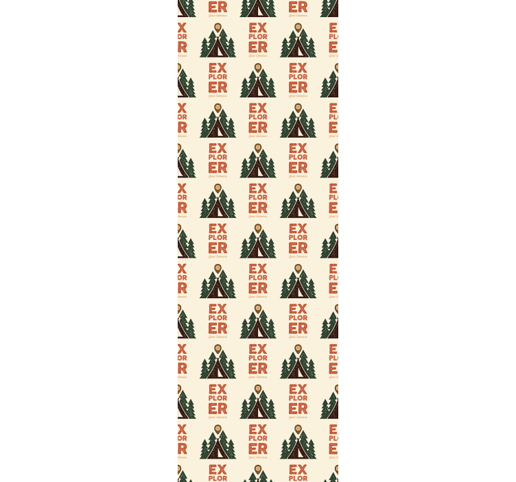 Exploring camping adventure bedroom wallpaper - TenStickers