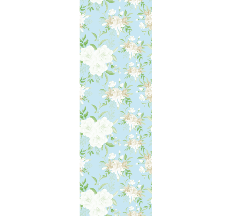 Wild floral grandmillenial style bedroom wallpaper - TenStickers