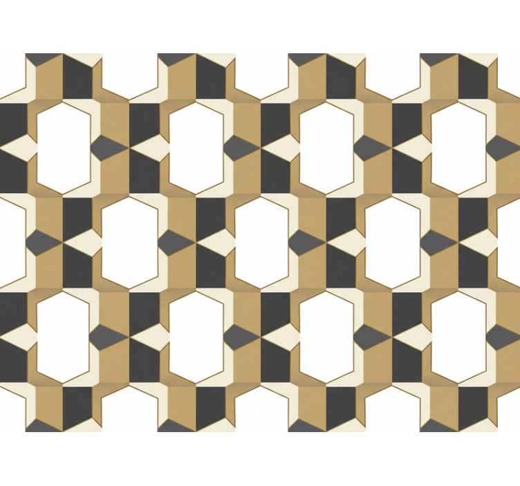 Classic wallpaper checkered pattern - TenStickers