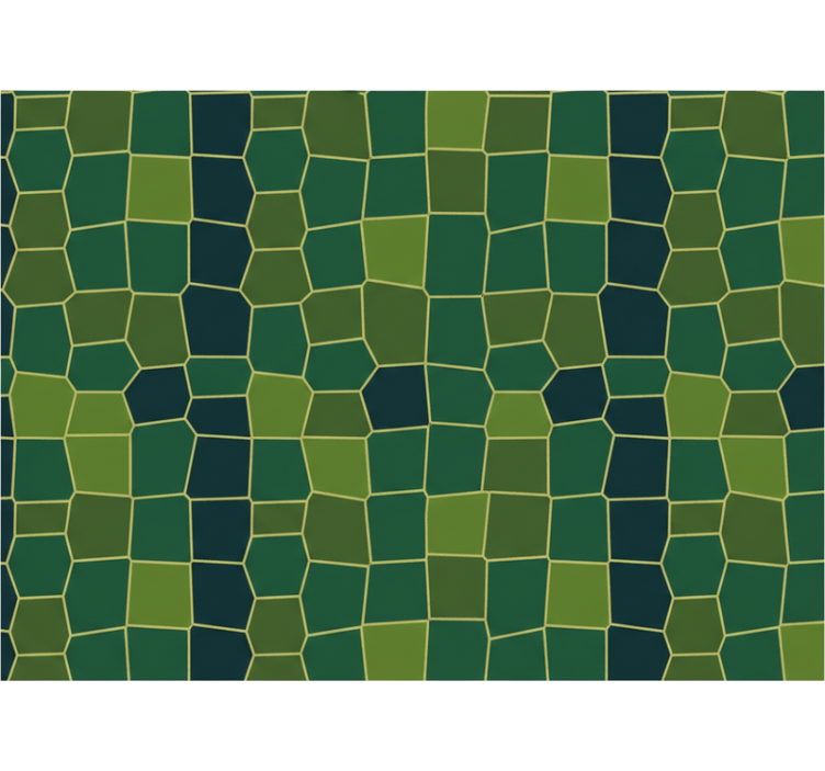 Kitchen wallpaper green crocodile design - TenStickers