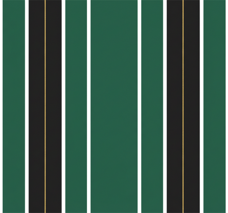 Vertical line wallpaper in green and black stripes - TenStickers