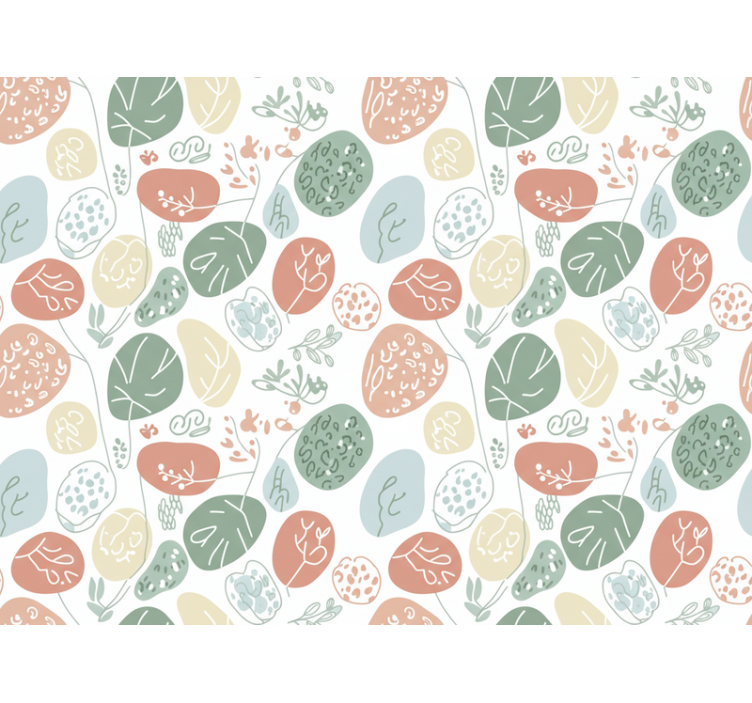 Kids wallpaper animal printed soft - TenStickers