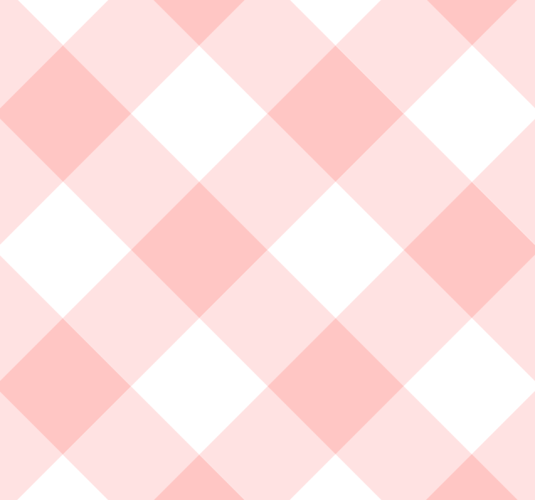 Pink and white Square Wallpaper - TenStickers