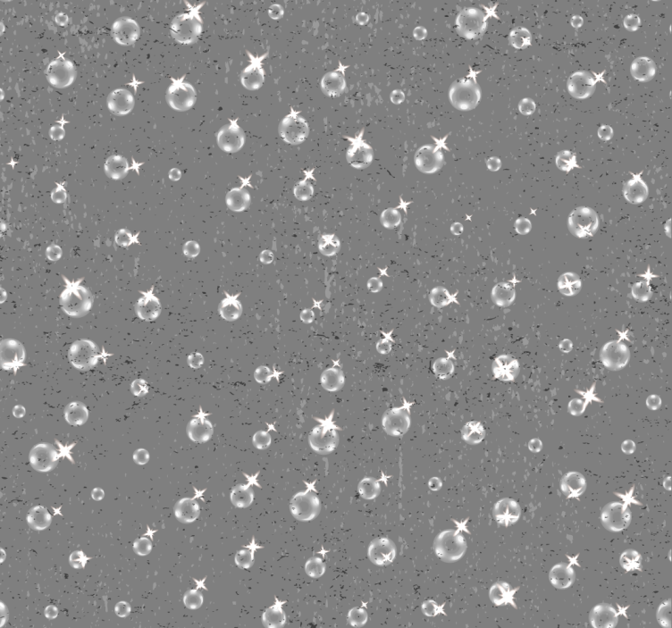 Pearls on concrete Grey Wallpaper - TenStickers