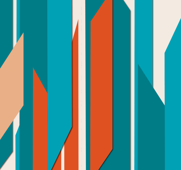 Gold October Abstract Wallpaper - TenStickers