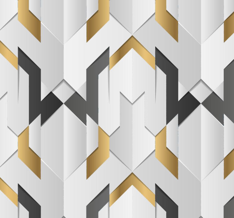 Wallpaper with gray triangles - TenStickers