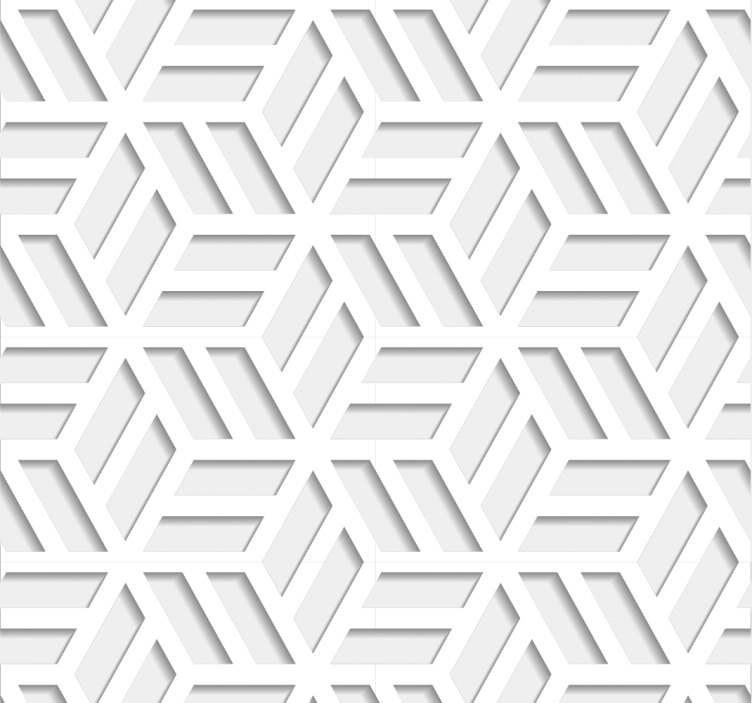 Geometric Lattice geometric wallpaper - TenStickers